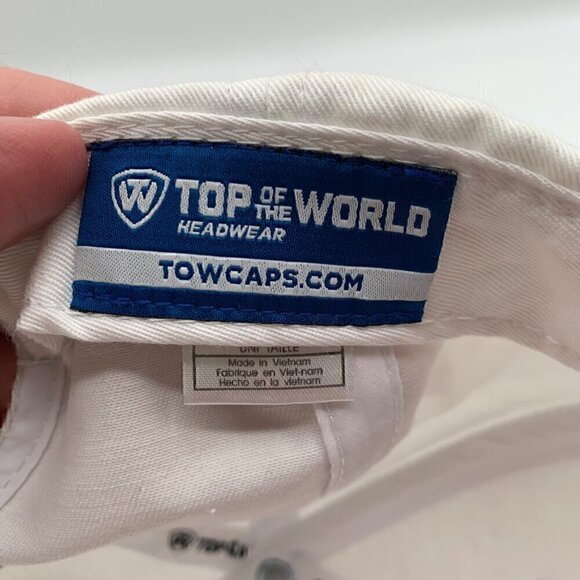 Portland Trailblazers Rip City NBA White Top of the World Snapback Hat - Picture 5 of 5